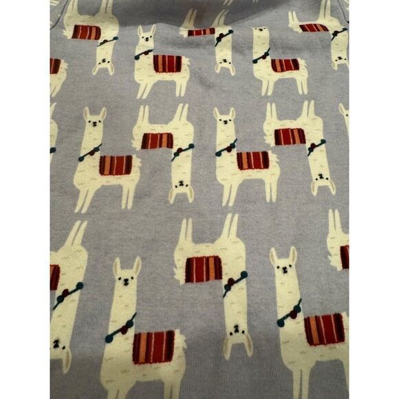 Tea Collection Dressy Llama 2 Piece Cotton Pajama Set Sz 7 - Picture 5 of 5